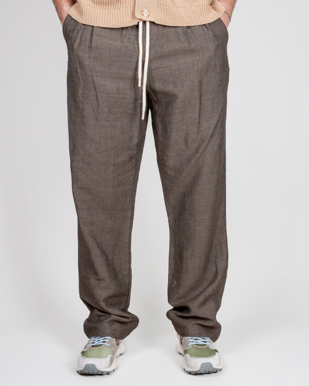 Pantalaccio Straight Leg Misto lino Imperial Uomo Art. PE6XLBB