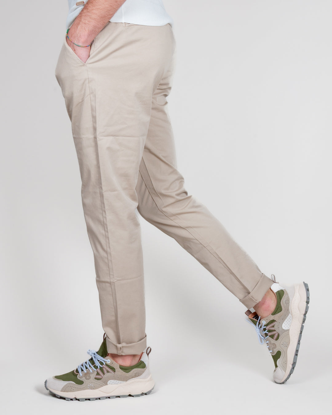 Pantalone cotone leggero slim fit Gianni Lupo Art. TAHOMA-S26