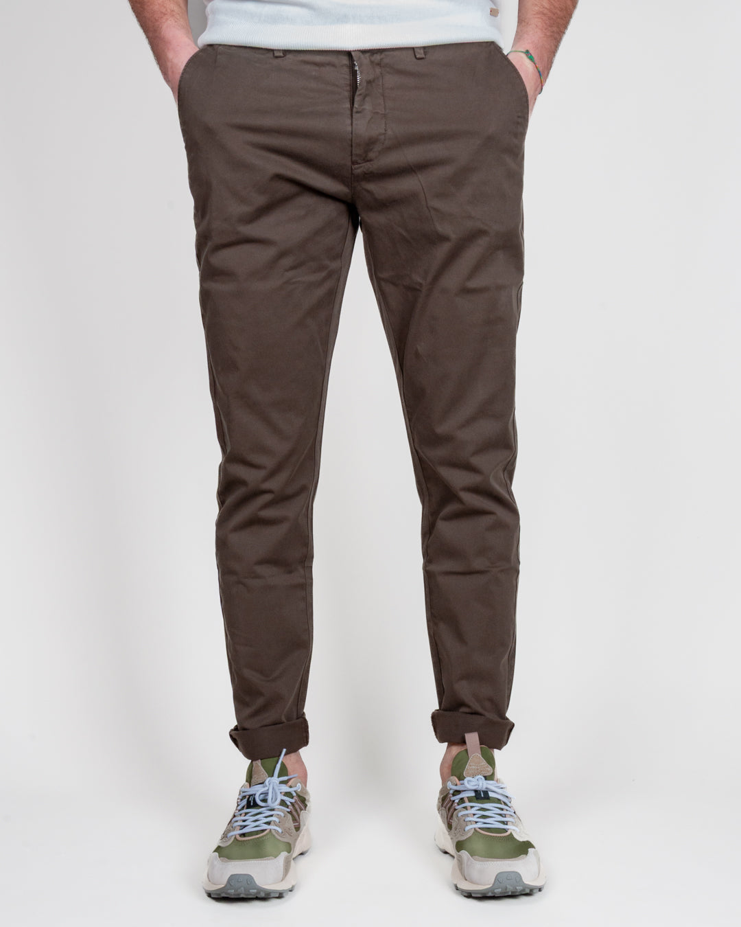 Pantalone cotone leggero slim fit Gianni Lupo Art. TAHOMA-S26