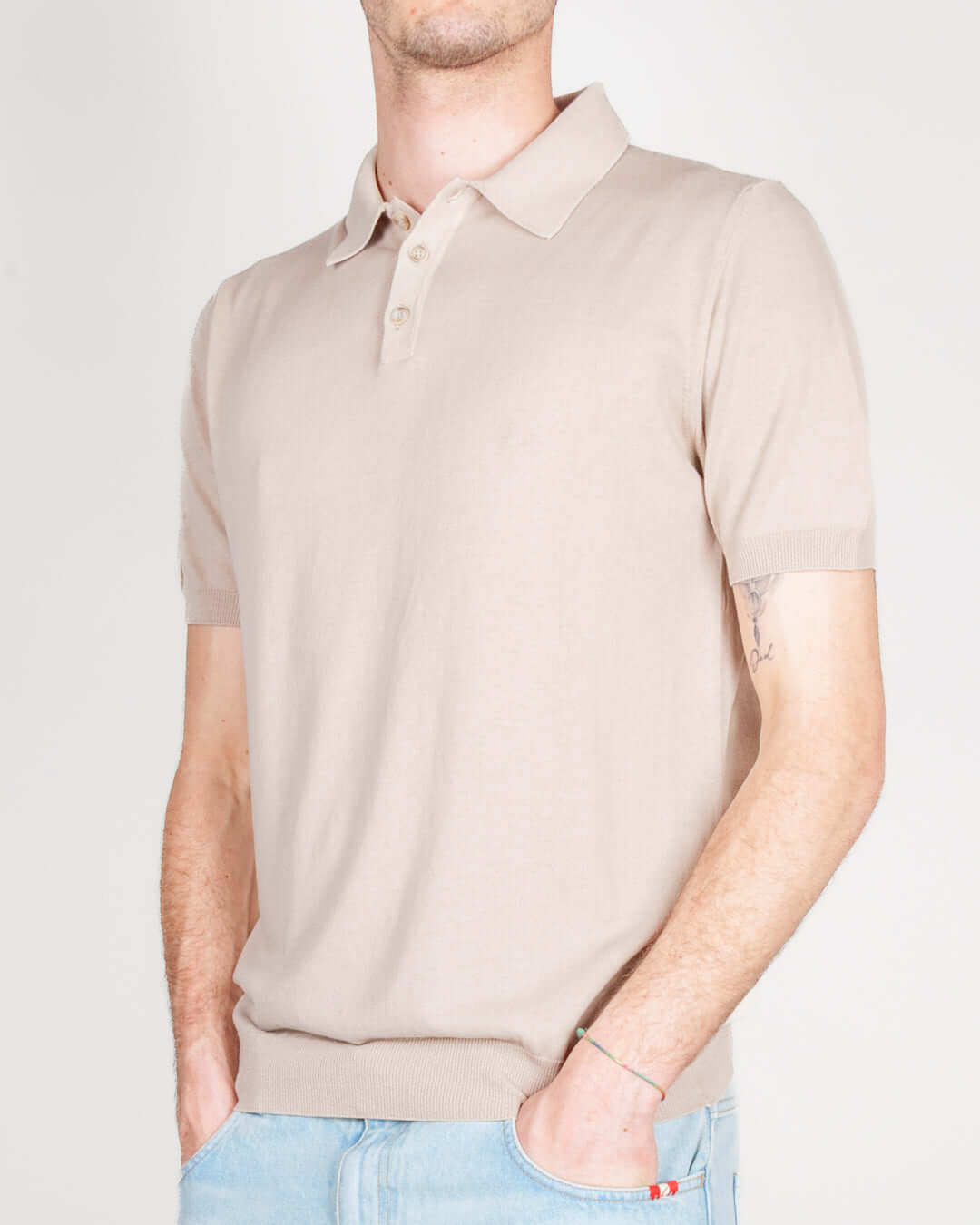 Polo con bottoni Retois manica corta puro cotone Art. 1.2106