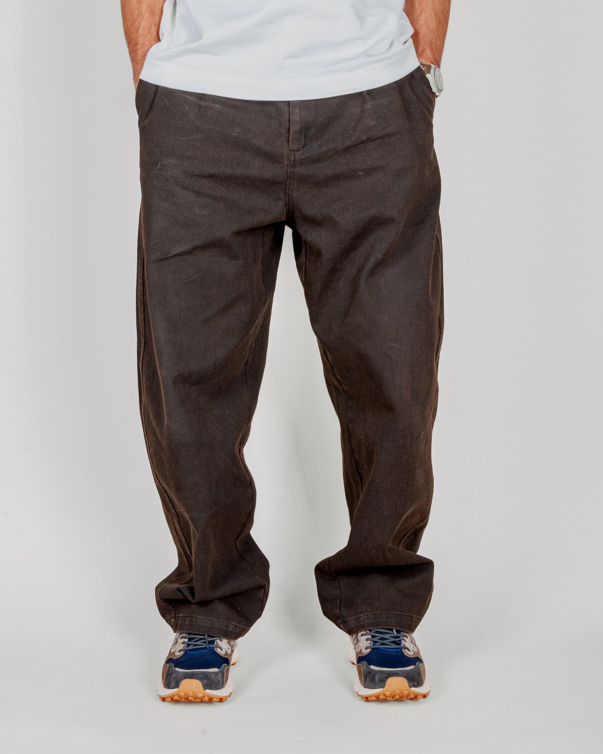 Pantalone Bull denim Wide leg Uomo Double Label Art. GLW131G