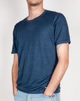 T-shirt manica corta in Lino Gianni lupo Art. GL35345