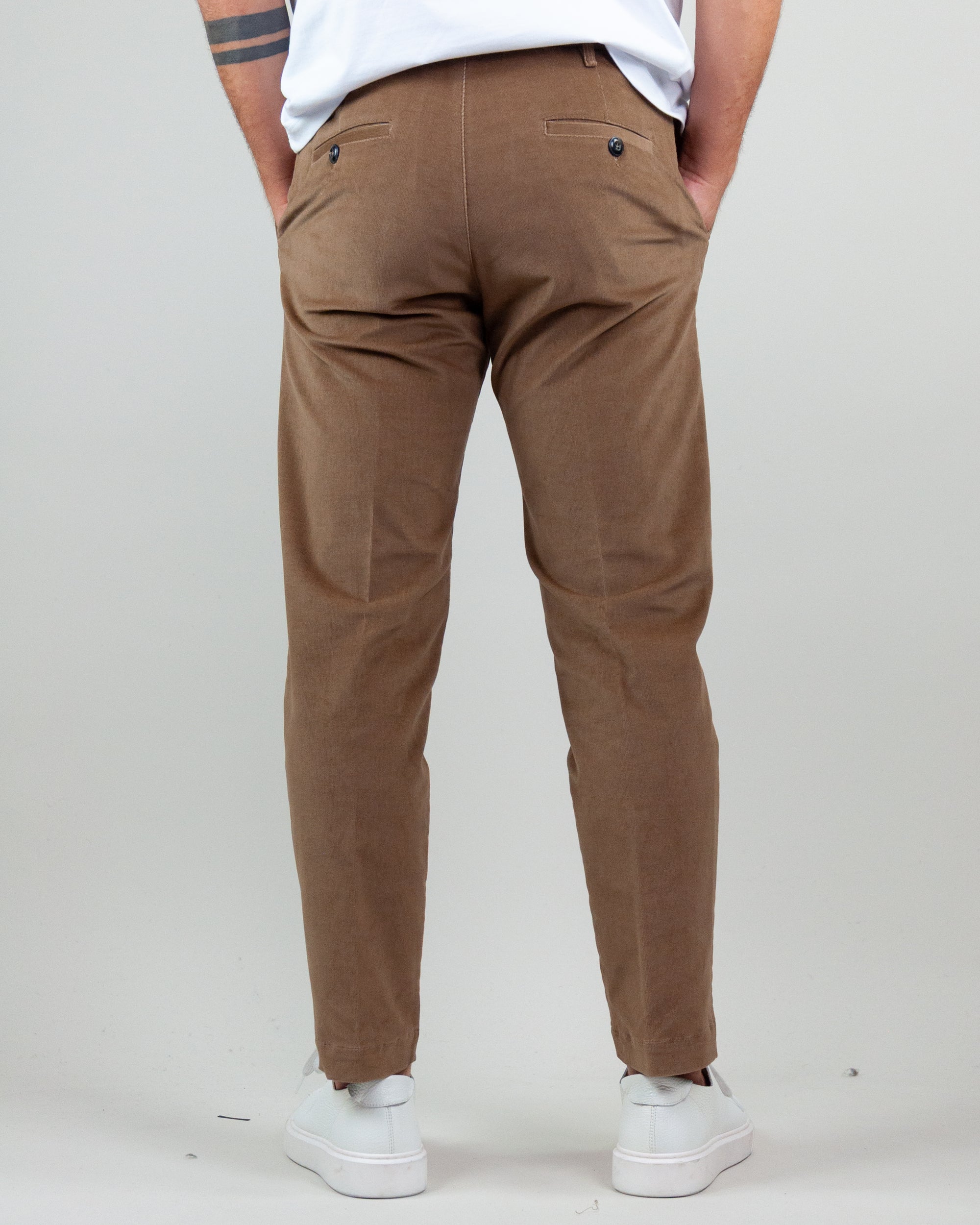 Pantalone Velluto con Elastico Officina 36 Alive Uomo Art. 0268209153