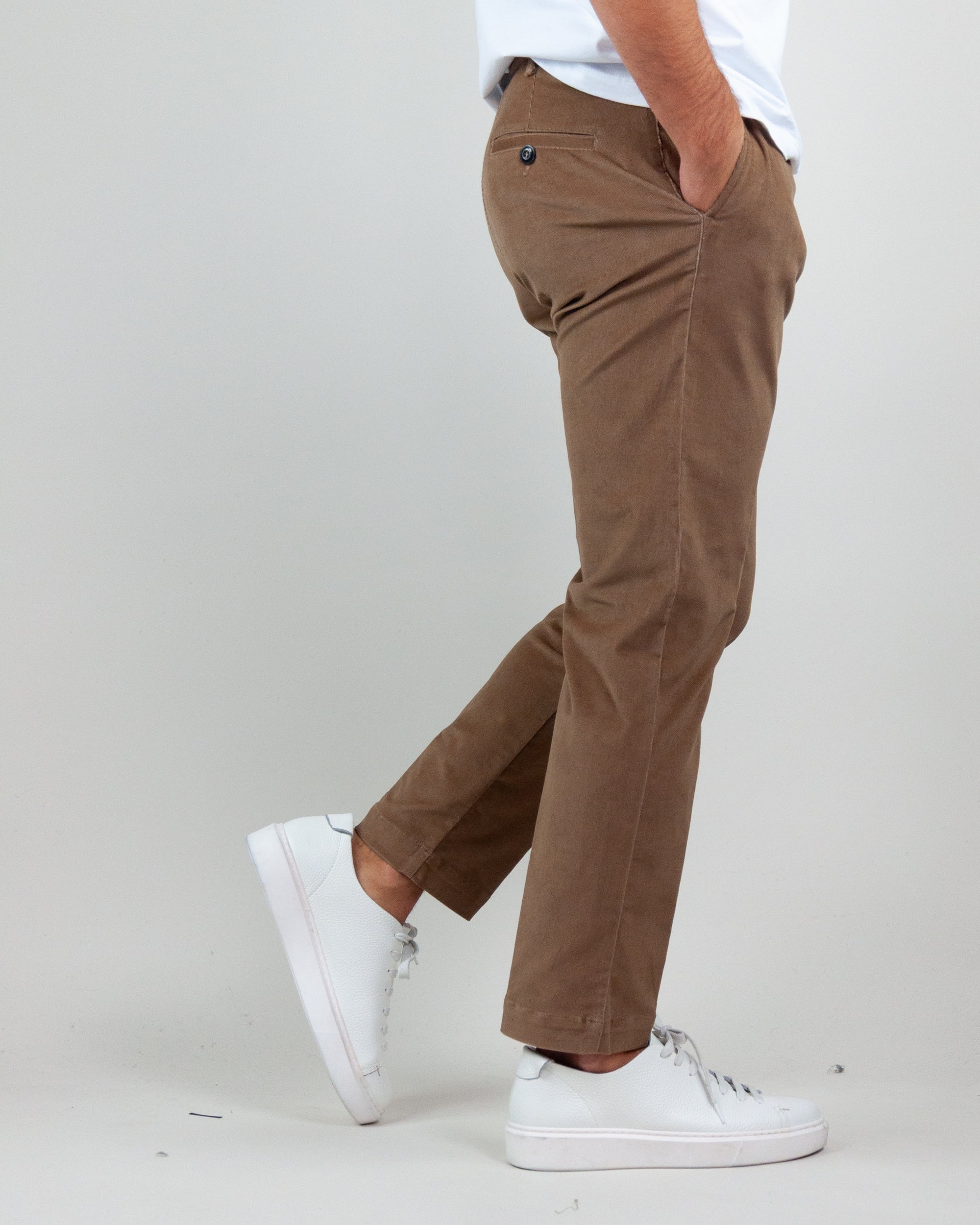 Pantalone Velluto con Elastico Officina 36 Alive Uomo Art. 0268209153