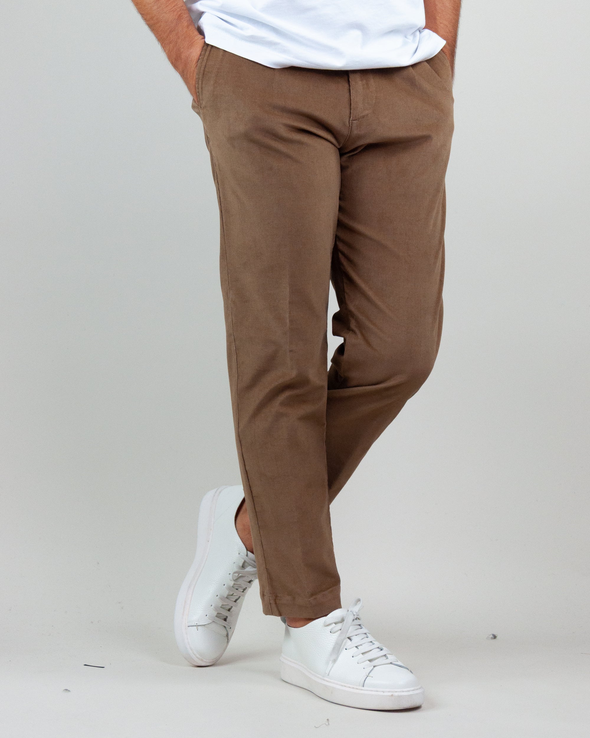 Pantalone Velluto con Elastico Officina 36 Alive Uomo Art. 0268209153
