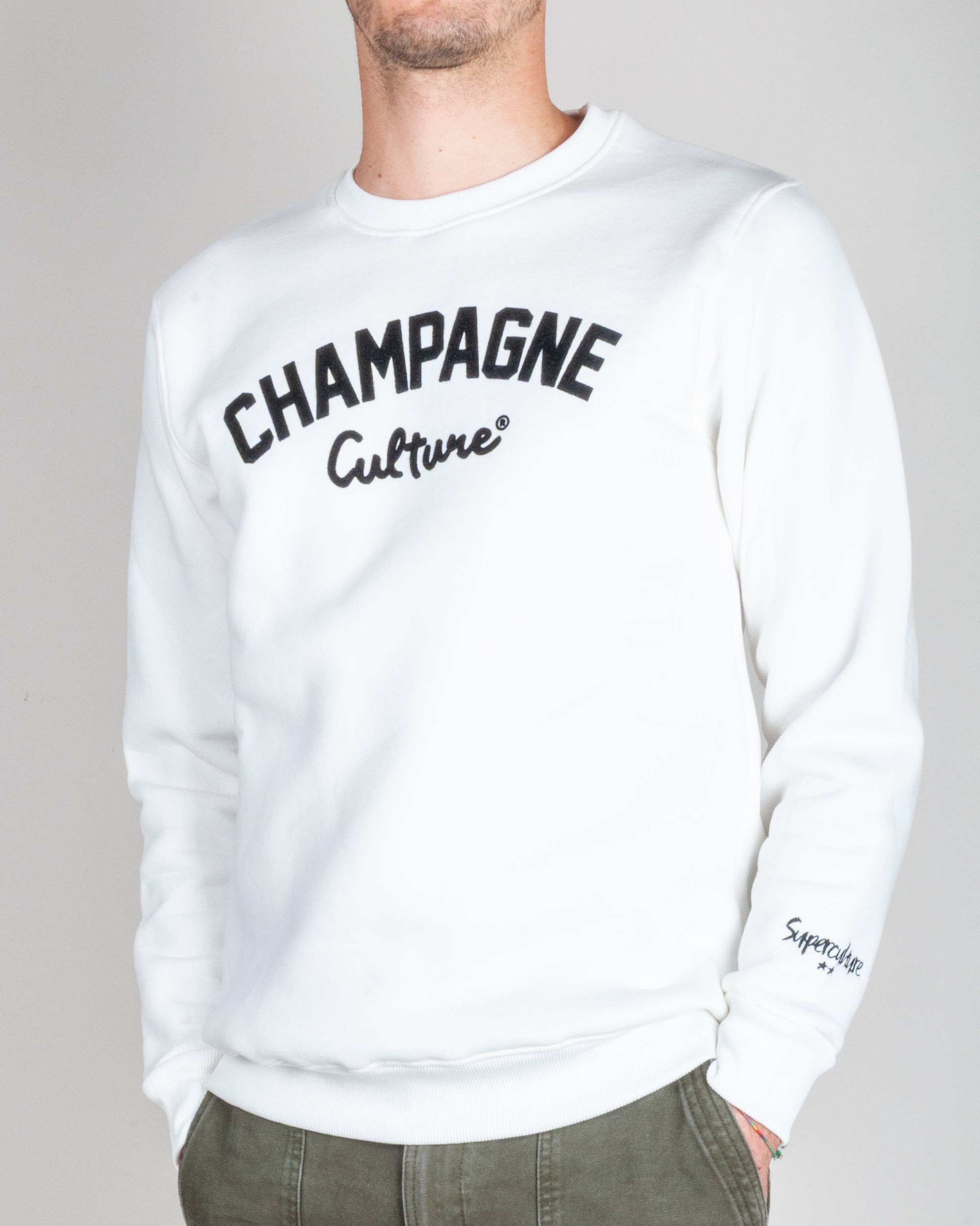 Felpa Superculture Girocollo Champagne Culture Art. A1375