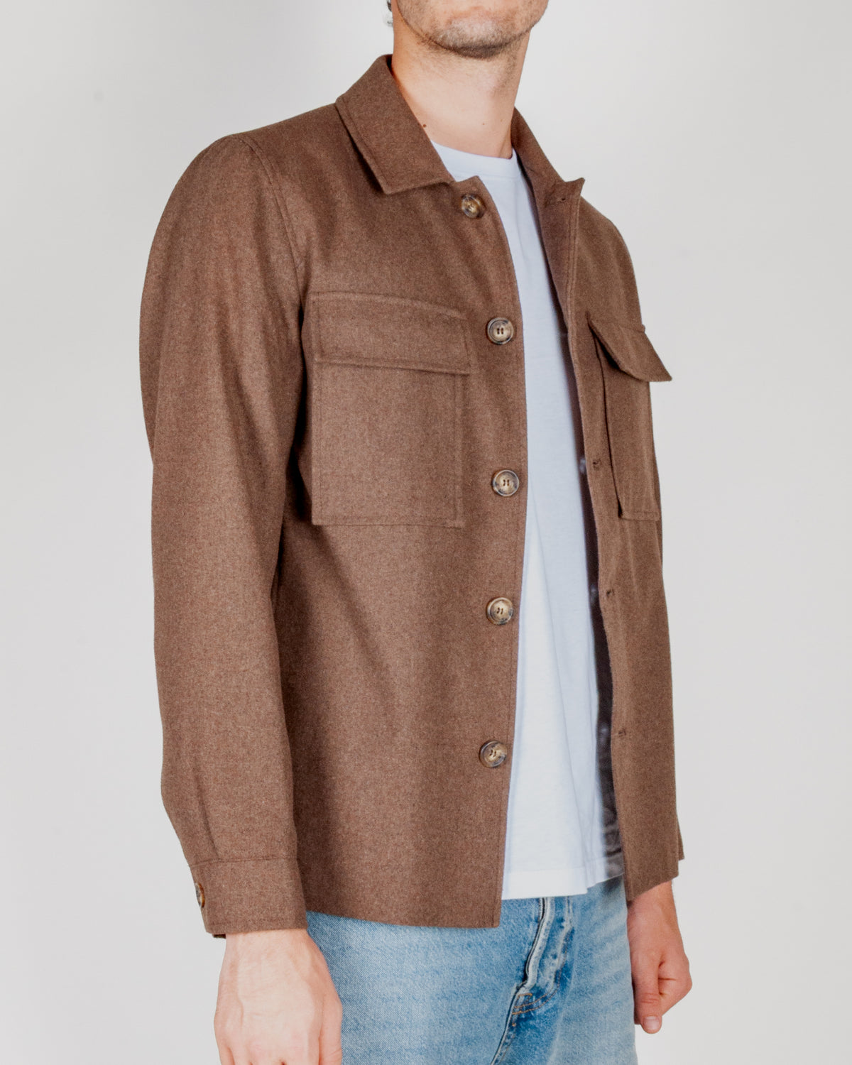 Overshirt misto lana Imperial Uomo Art. V939830701