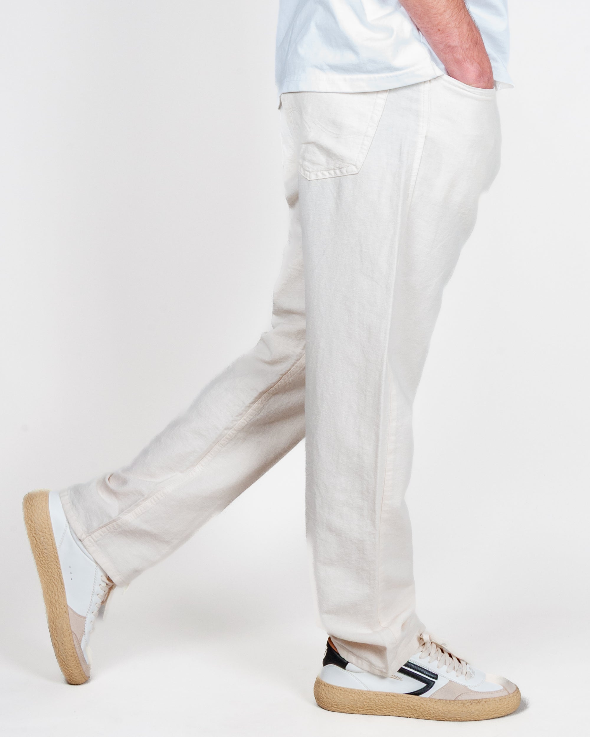 Jeans 5 Tasche in Lino loose fit Jack&amp;Jones Chris Original Art. 12293296