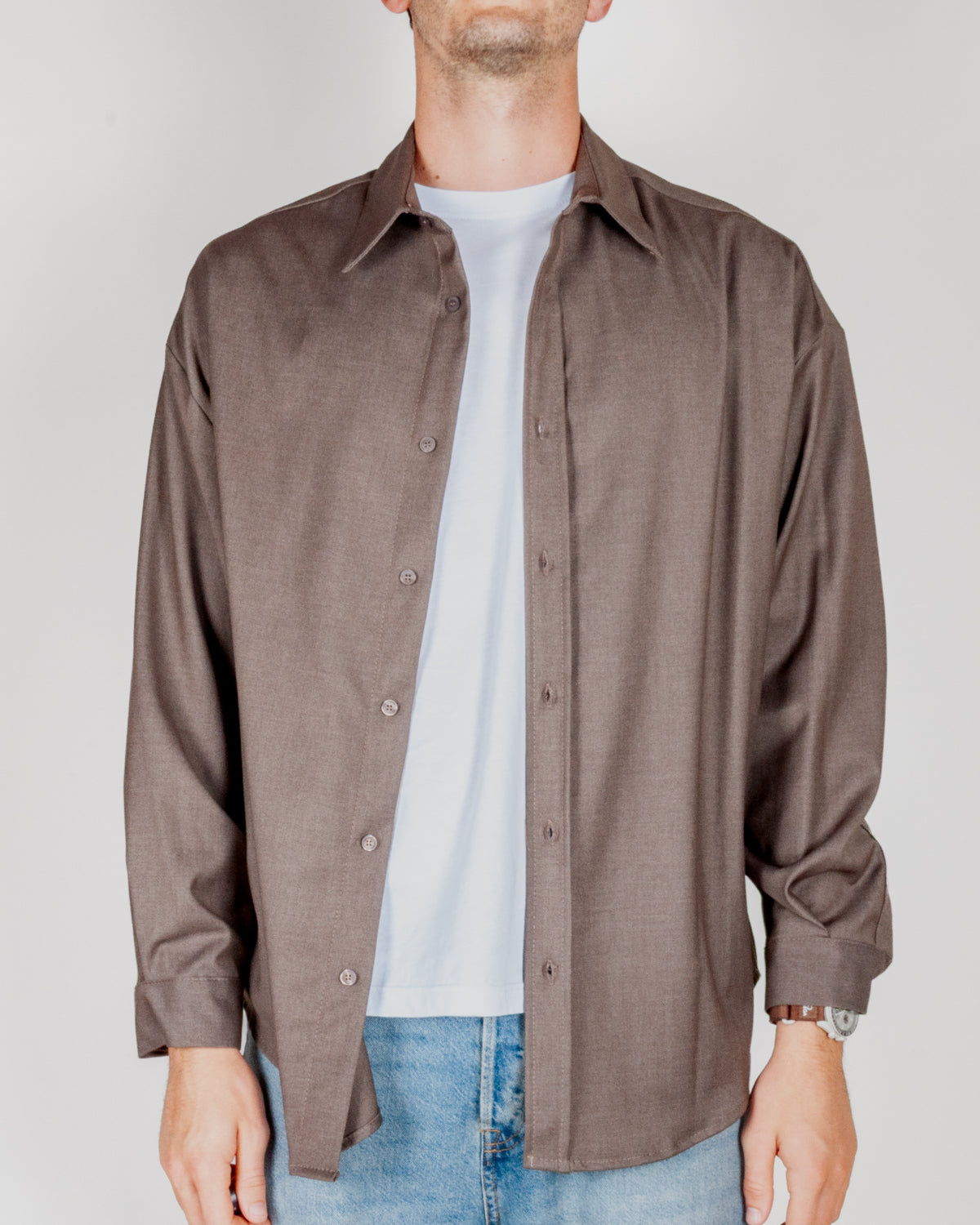 Overshirt Poliviscosa Uomo Art. C1Q7MBV