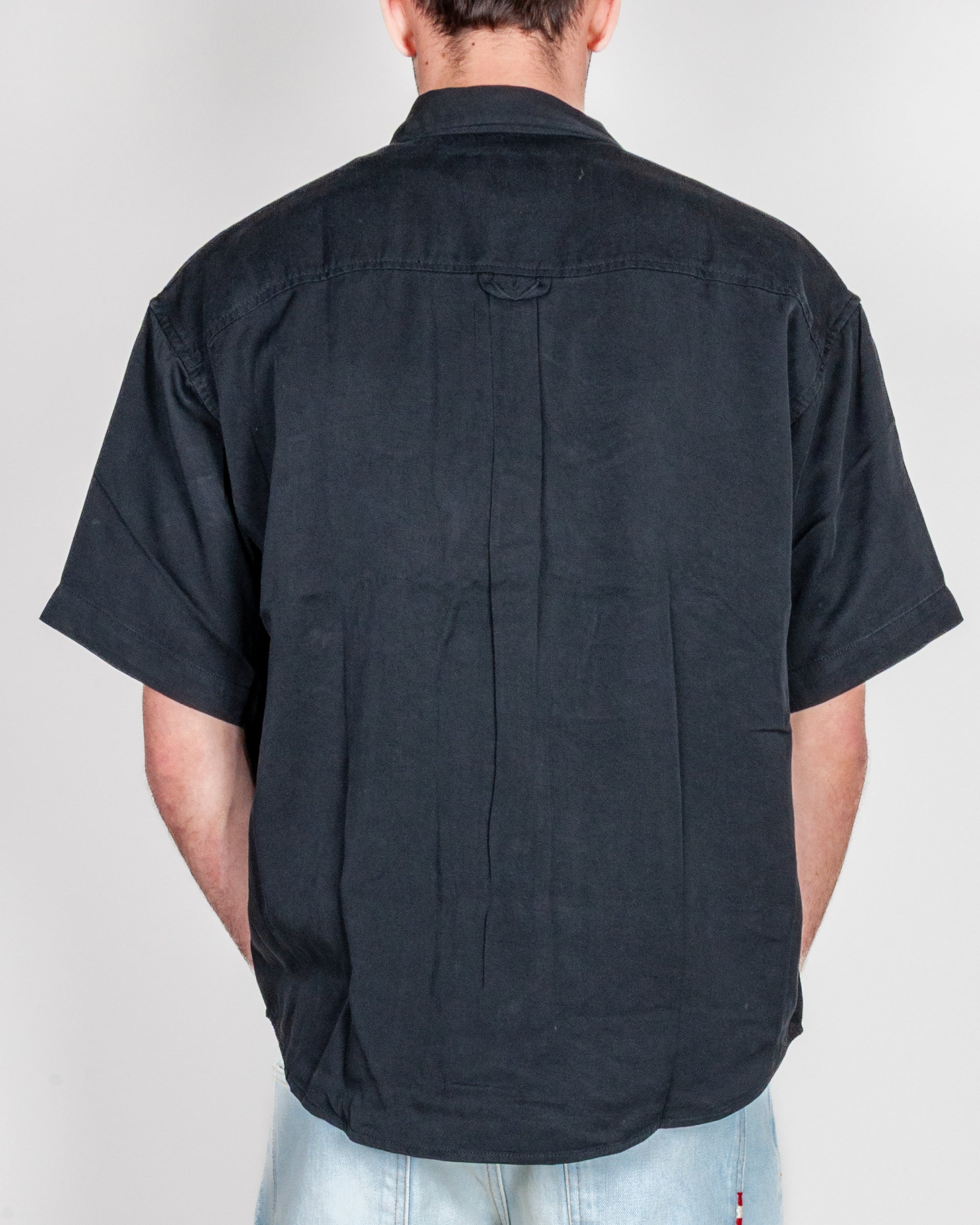 Overshirt Lyocell Over manica corta Uomo Double Label Art. GLW085G