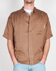 Overshirt Lyocell Over manica corta Uomo Double Label Art. GLW085G