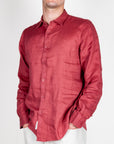 Camicia Puro Lino Gianni Lupo Art. GL7619S-S26