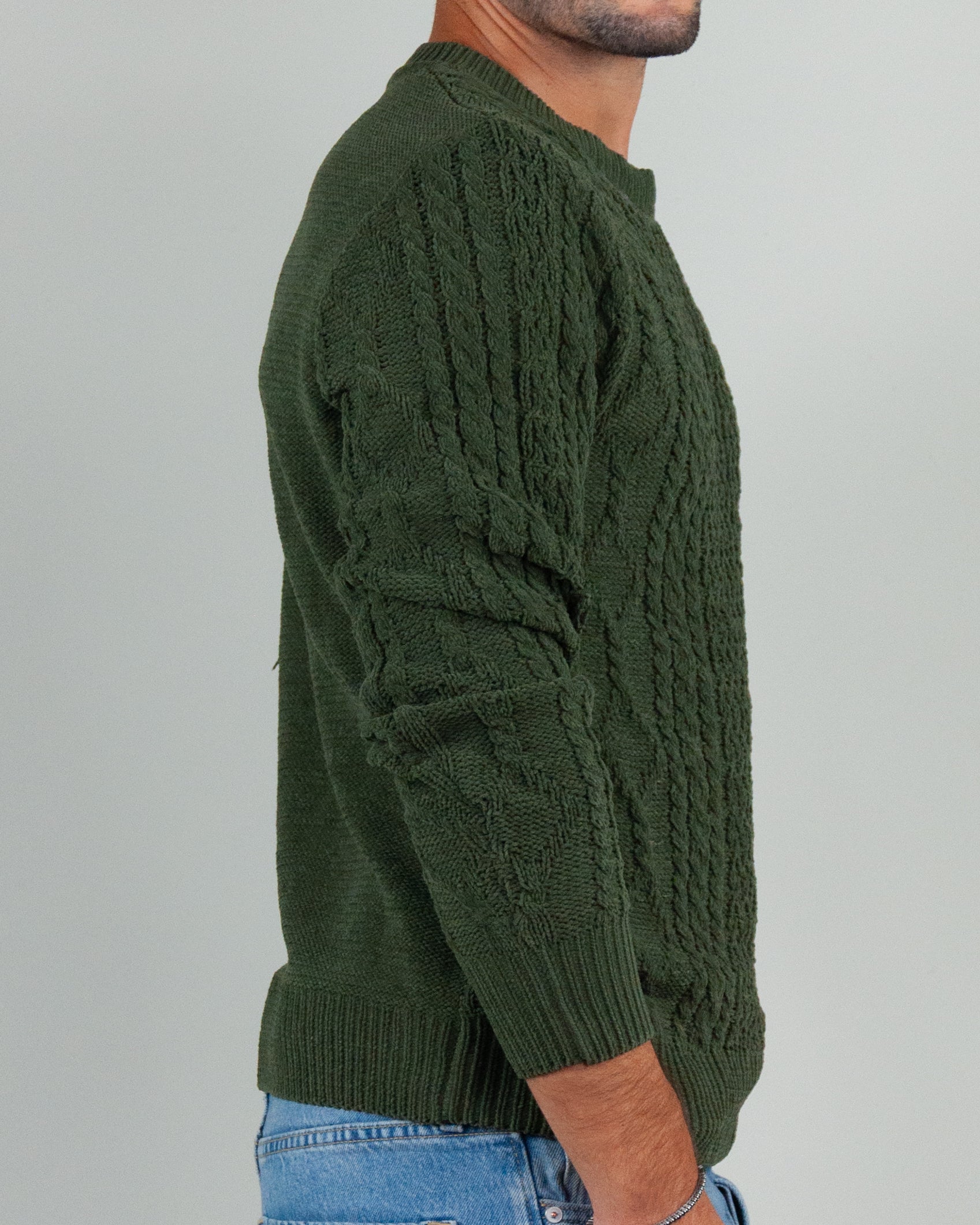 Maglia Ciniglia Treccia Gianni Lupo Art. GL522S-F25