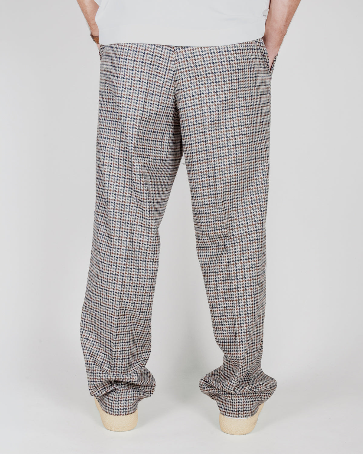 Pantalone fondo ampio Pied de Poule I'm Brian Art. PA3907