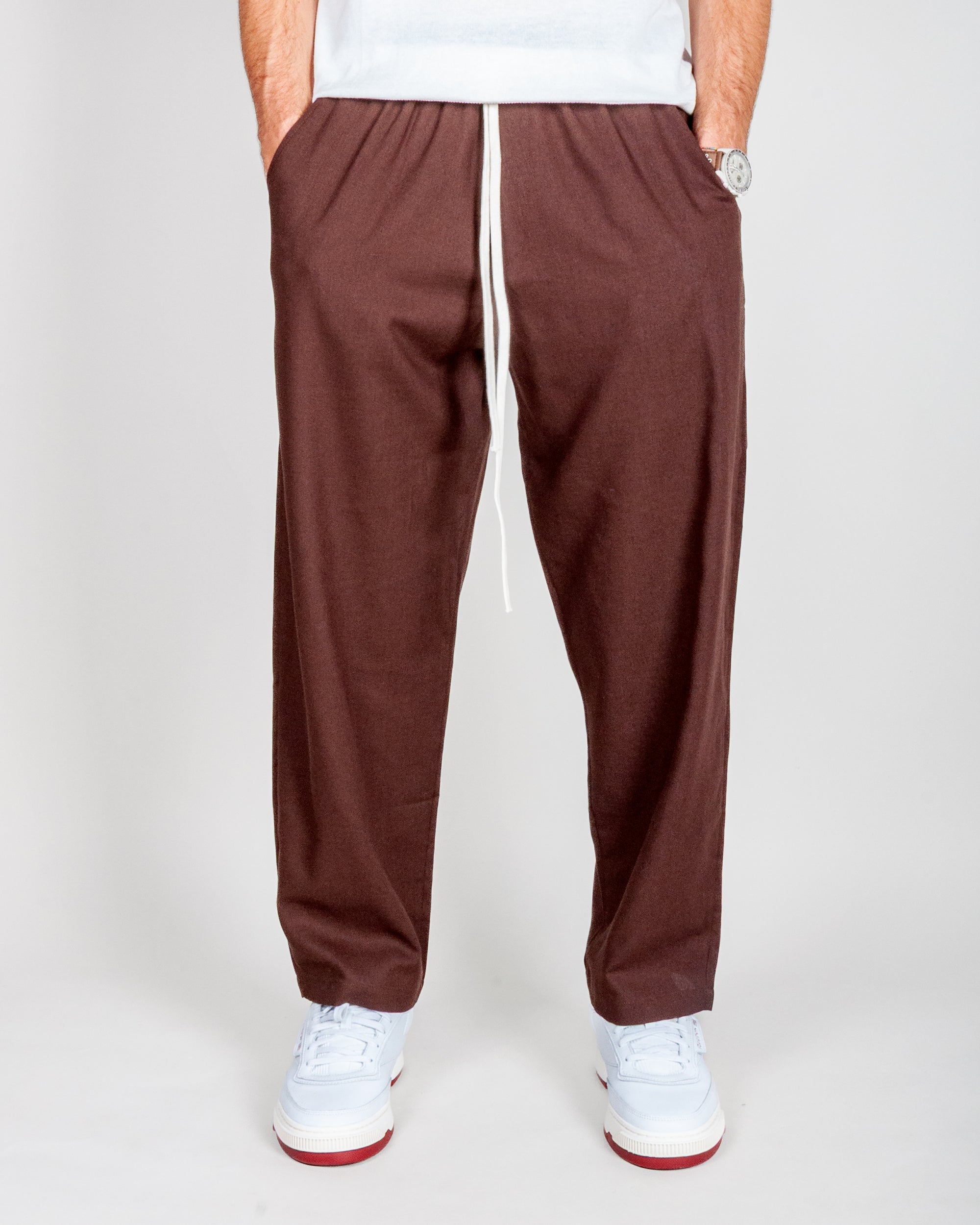 Pantalaccio misto Lino a palazzo 1921 Store Uomo Art. OSAKA