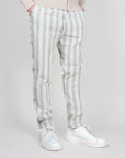 Pantalaccio Righe misto lino Gianni Lupo Art. GL366R