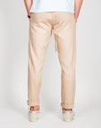 Pantalaccio misto Lino 1921 Store Uomo Art. PAROS, visto da dietro, in tessuto leggero e comodo.
