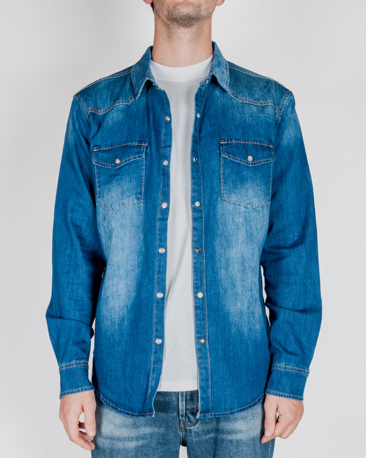 Camicia Jeans Western Gianni Lupo Art. GL6533Q