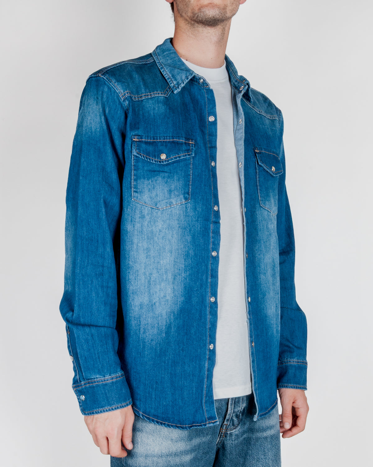 Camicia Jeans Western Gianni Lupo Art. GL6533Q