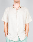 Camicia Manica Corta misto lino Uomo Gianni Lupo Art. GL138DA