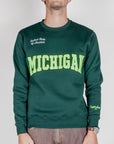Felpa Superculture Girocollo Ricamo Michigan Art. A3031