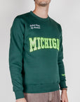Felpa Superculture Girocollo Ricamo Michigan Art. A3031