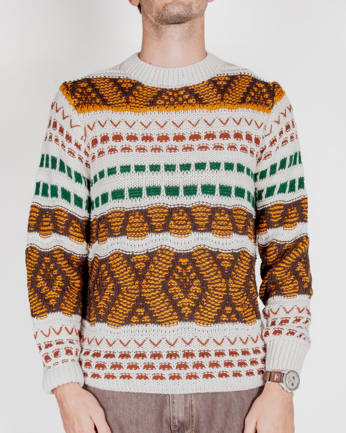 Maglia Intarsio Jaquard Block Eleven Art. 49BW251430
