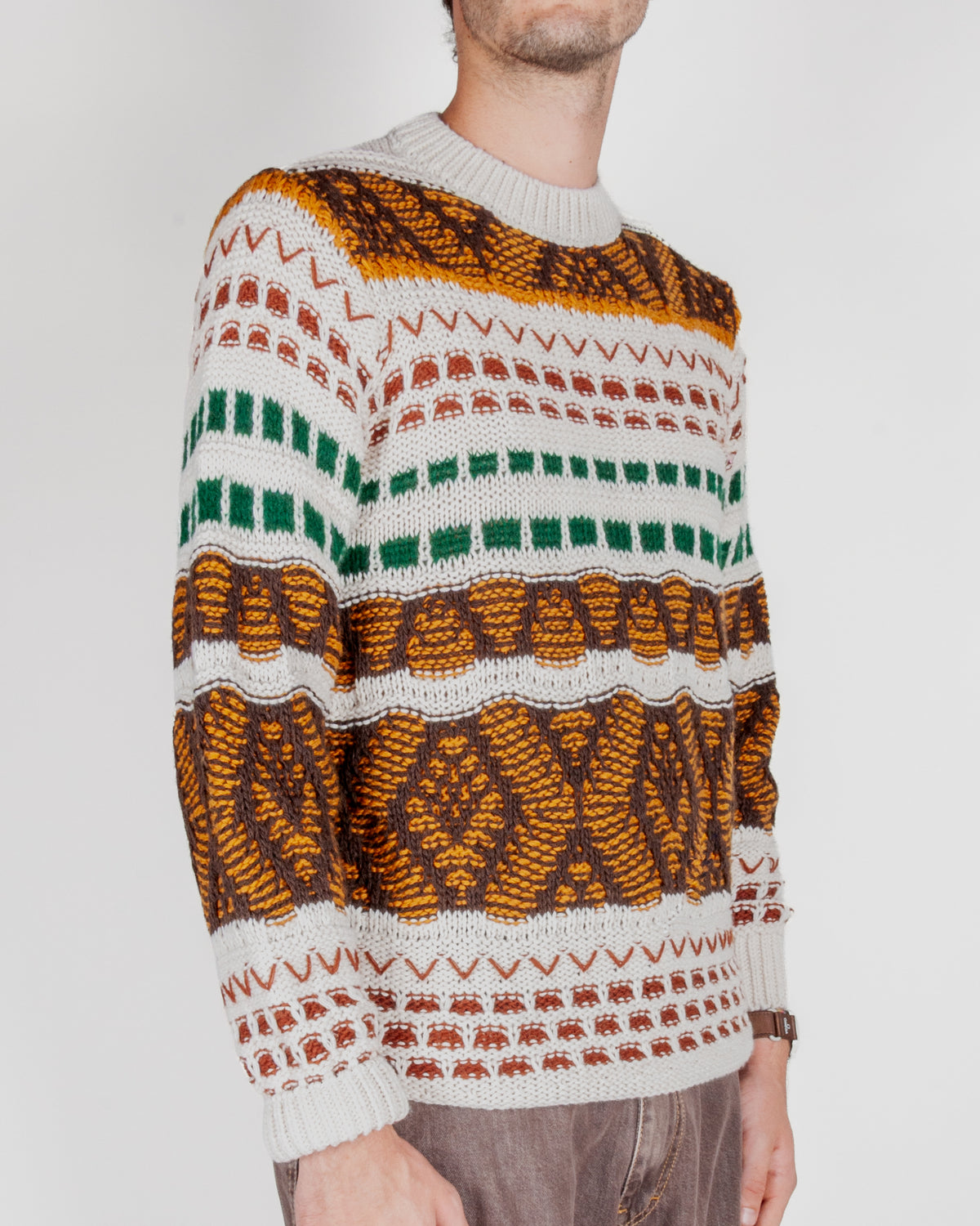 Maglia Intarsio Jaquard Block Eleven Art. 49BW251430