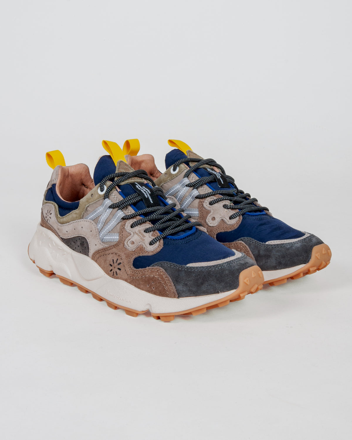 Sneakers Flower Mountain Art. YAMANO 3 MAN - Sneakers in suede e tessuto tecnico Uomo-Blu