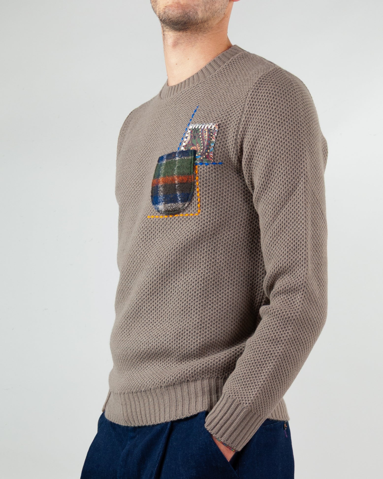 Maglia Occhio di pernice Patchwork V2 Art. MAOPE