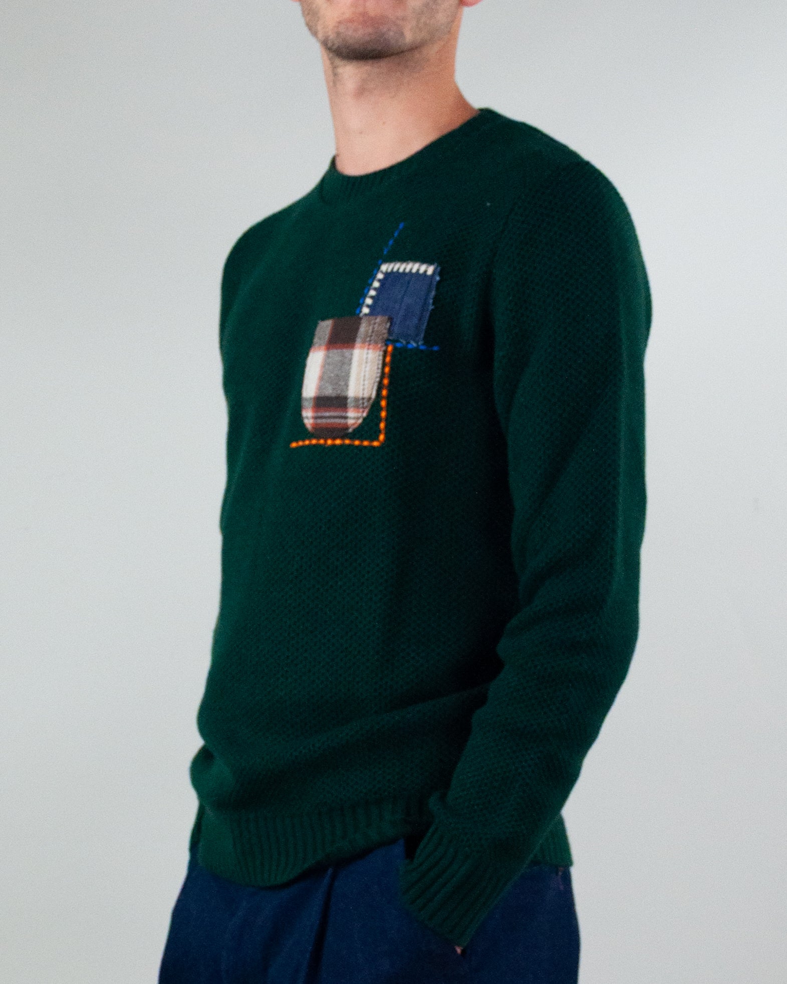 Maglia Occhio di pernice Patchwork V2 Art. MAOPE