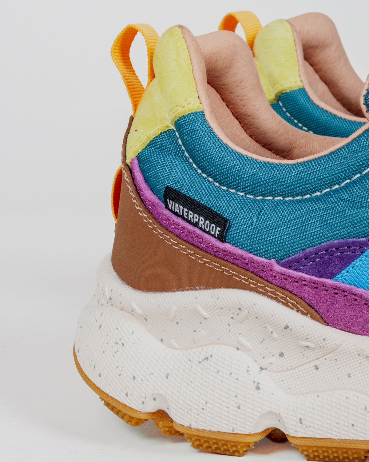 Sneakers  Flower Mountain IWANO 2 in suede e tessuto tecnico - Arancio