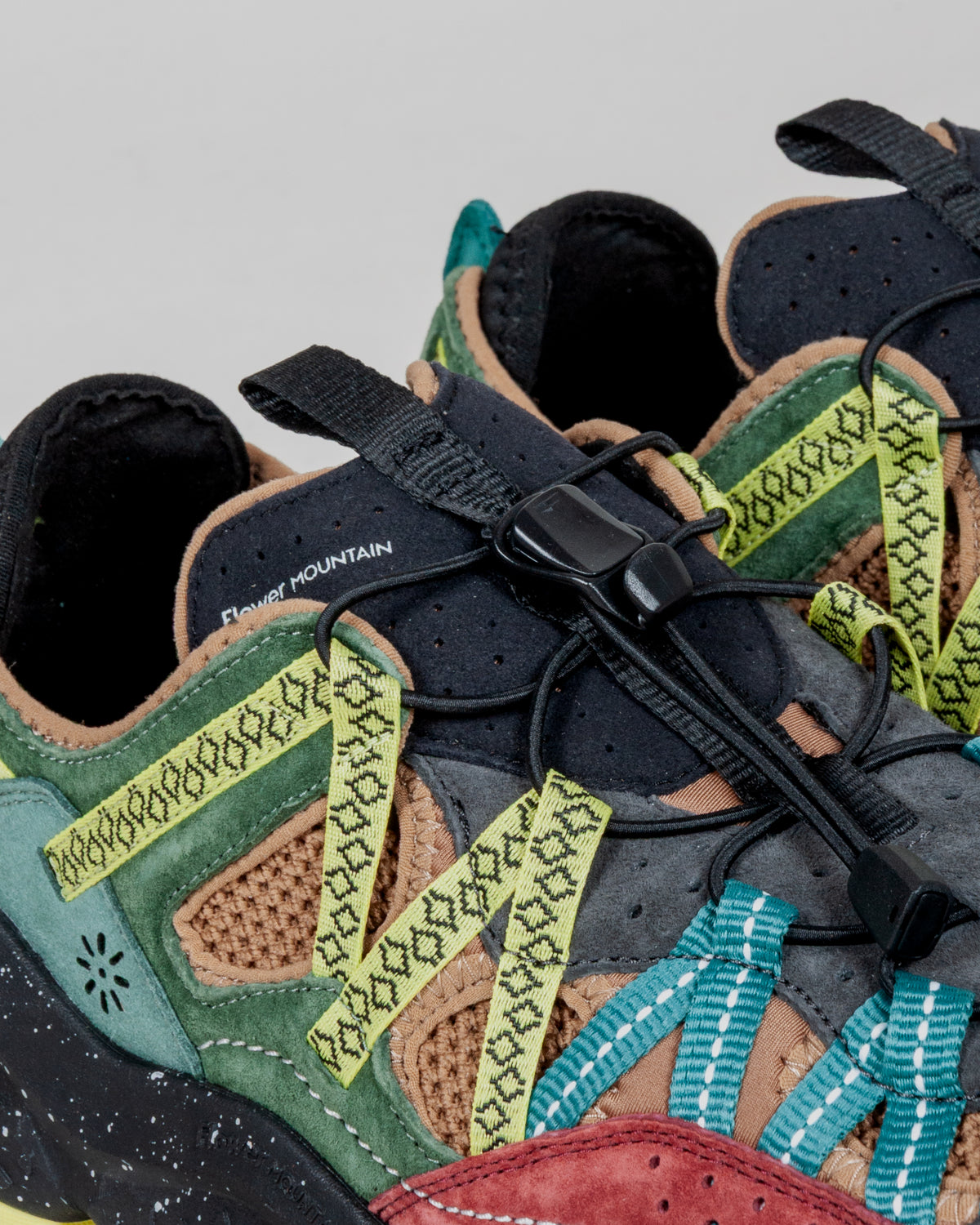 Sneakers Flower Mountain KAZANA Flower Mountain in suede - Bordeaux