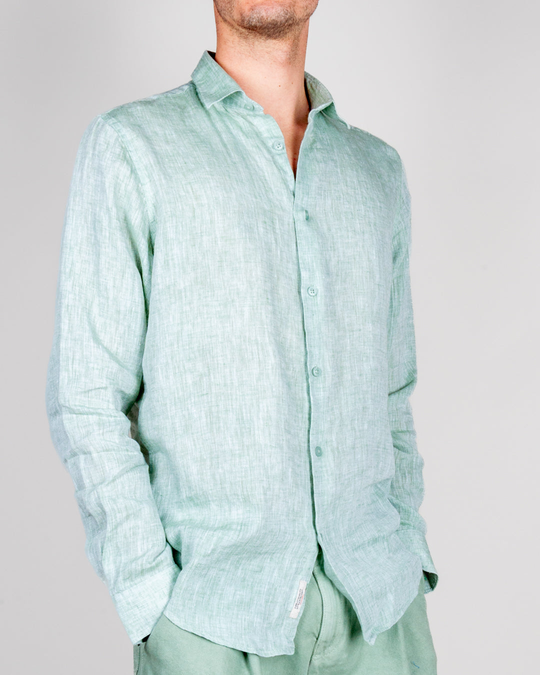 Camicia Misto lino Gianni Lupo Art. GL7732S-S26