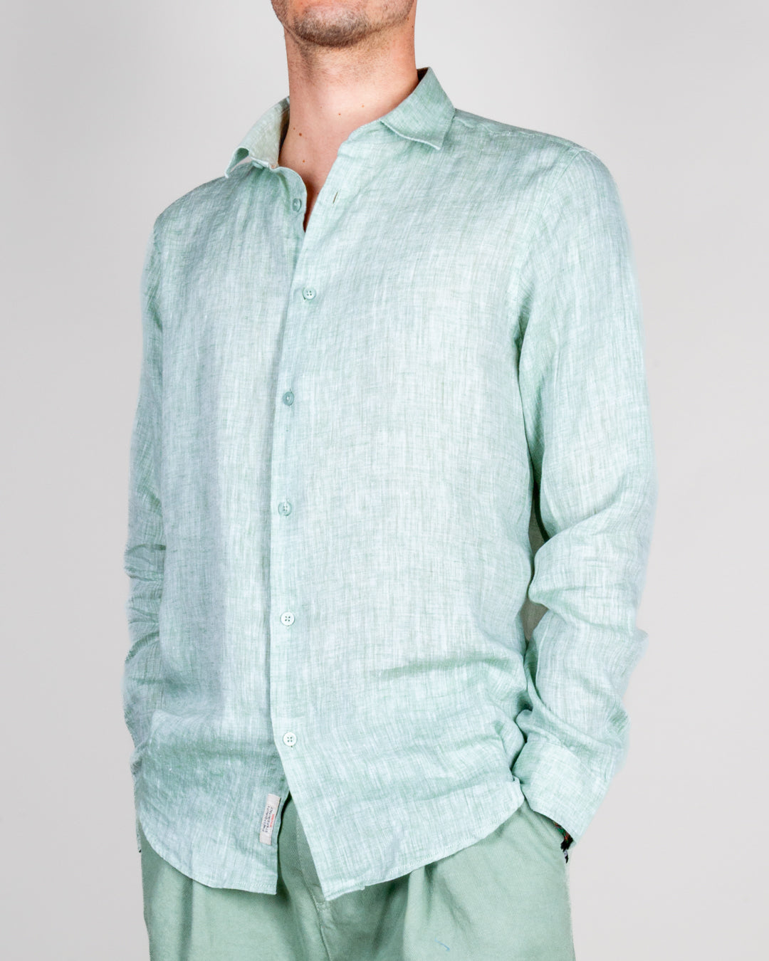 Camicia Misto lino Gianni Lupo Art. GL7732S-S26