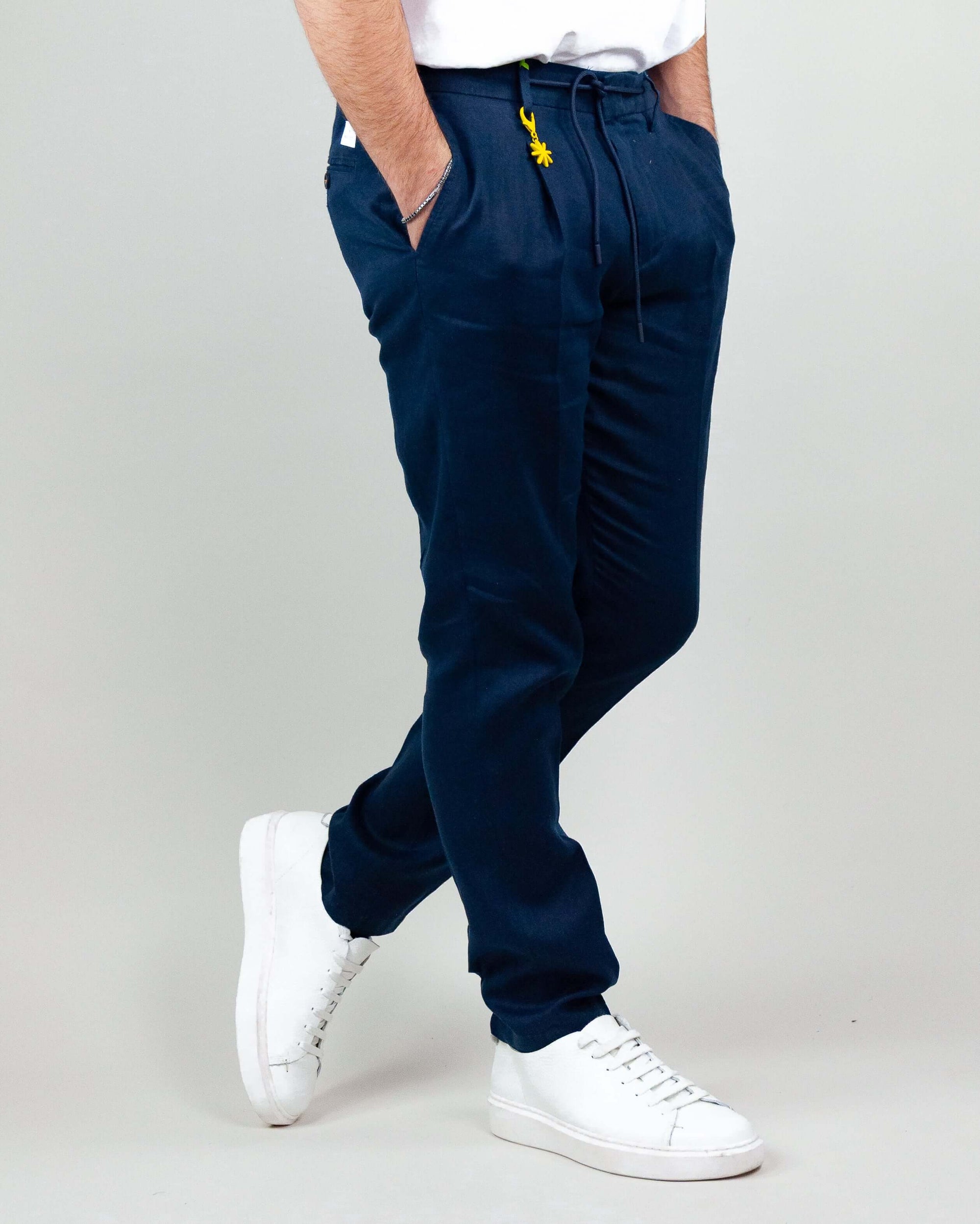 Pantalone Lavato Lino Manuel Ritz Art. 3832P1688L