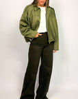 Giubbino Bomber Suede Only Moon-Stina Art. 15381024