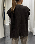 Gilet Maglia ScolloV Motel Donna Art. 14255SM