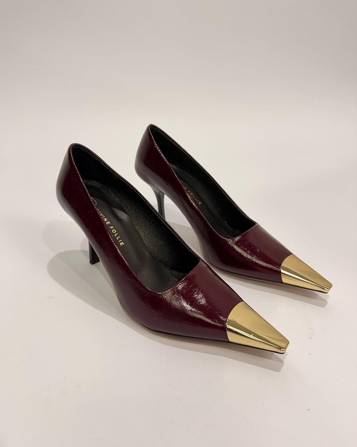 Scarpa Tacco Puntale Donna Divine Follie EggFant Art. POL03