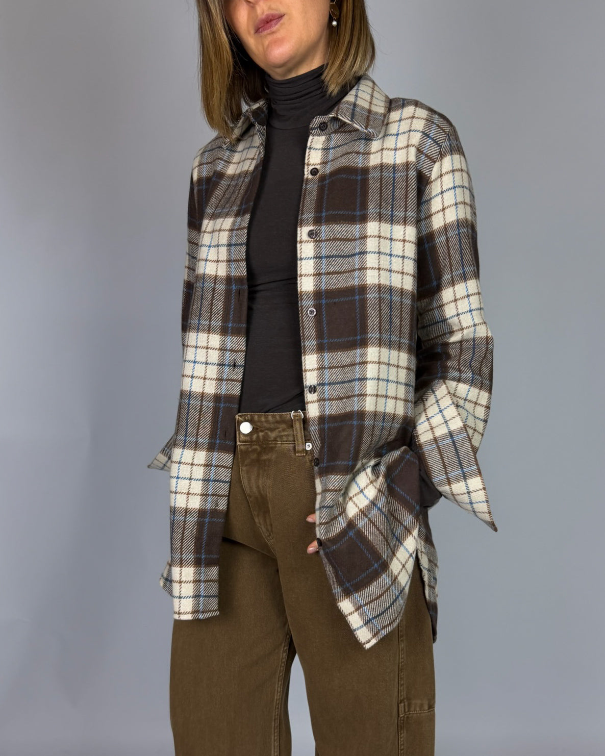 Camicione Quadro Susy Mix Donna Art. 23084F3
