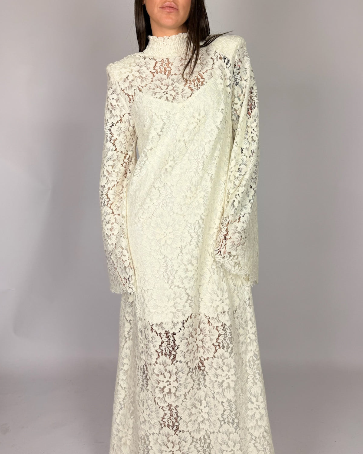 Abito Lungo Pizzo Tensionein Donna Art. W26XA15