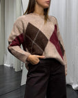 Maglione Jacquard Rombi Susy Mix Donna Art.12724