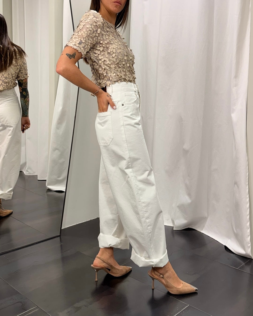 Pantalone Tensionein Donna Art. WITHOUT-BLANC