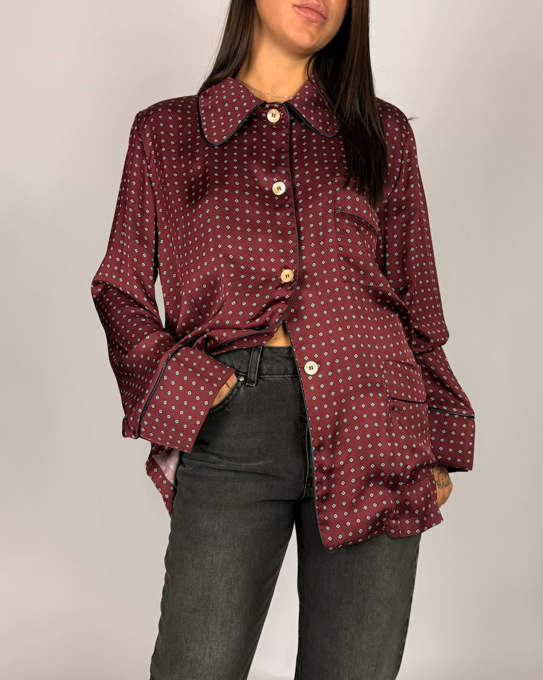 Camicia Fantasia Tensionein Donna Art. 40363