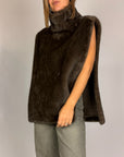 Gilet Pelliccia GiovanniParis Donna Art. IVORY