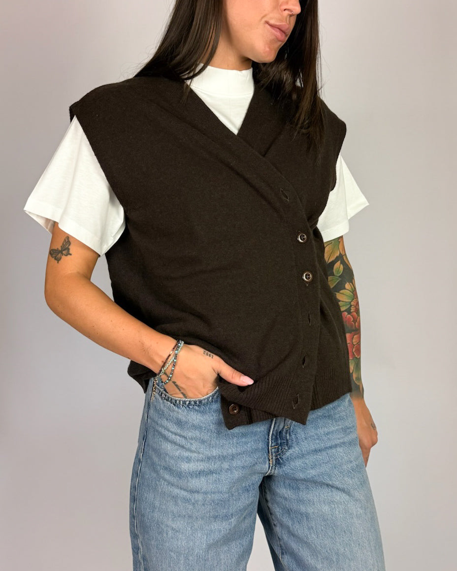 Gilet con Bottoni Susy Mix Donna Art. 8539