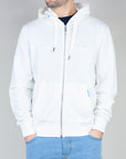 Felpa Hoodie Zip Vintage Broken Fleece Sun68 Uomo Art. F35122