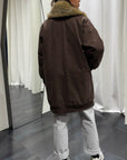 Bomber Lungo Collo Pelliccia staccabile Susy Mix Donna Art. G5863