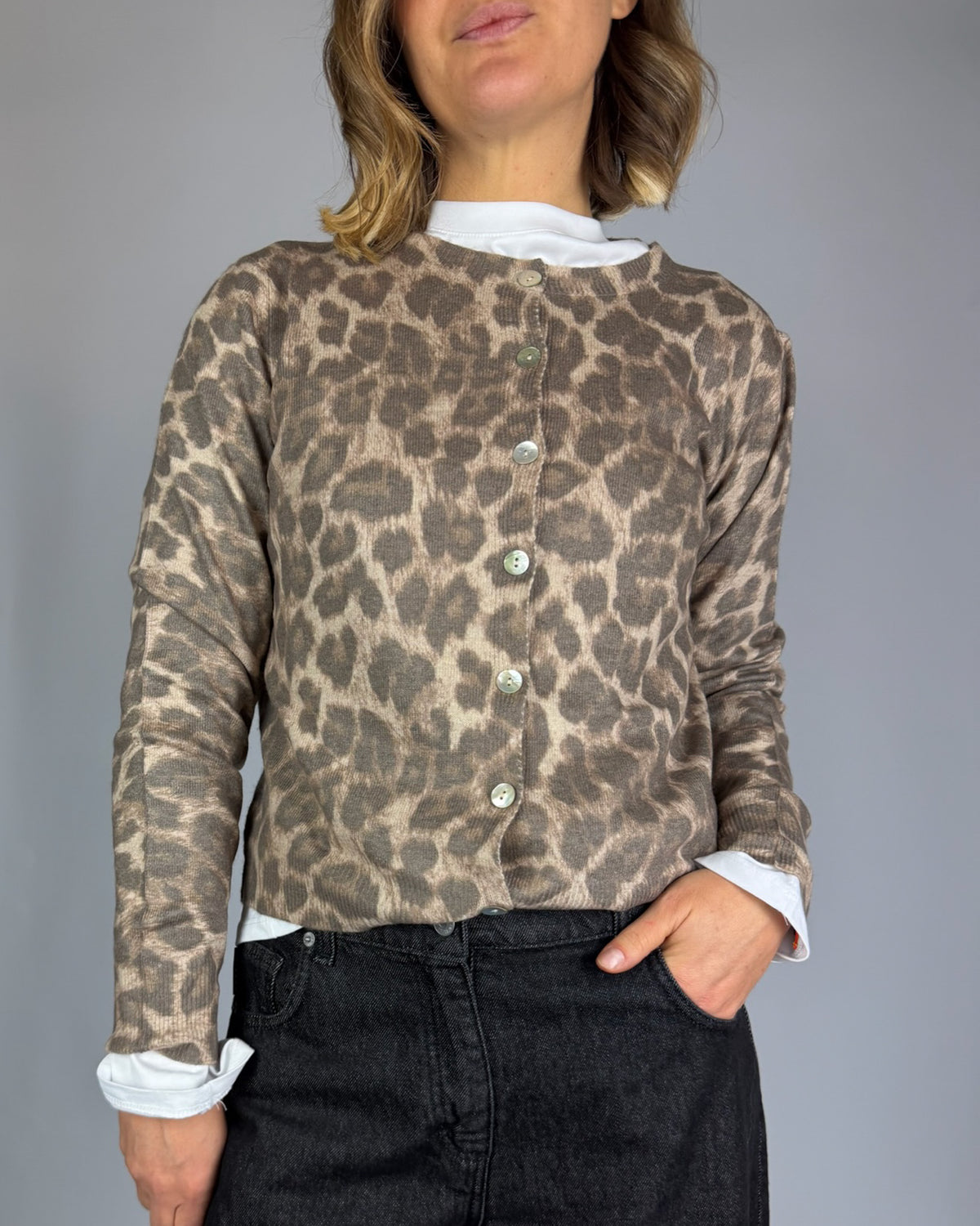 Cardigan Maculato Susy Mix Donna Art. 8391
