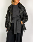 Giaccone Elle Vera Pelle Semicouture Donna Art. Y6WT15